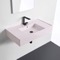 Pink Bathroom Sink, Ceramic